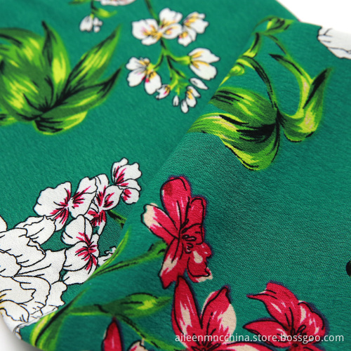 Viscose rayon print for lady cloth in summer